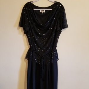 Black KSL Karin Stevens Size 24W Dress